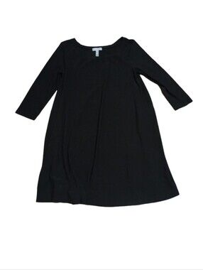 Leith Black A-Line Tunic Top